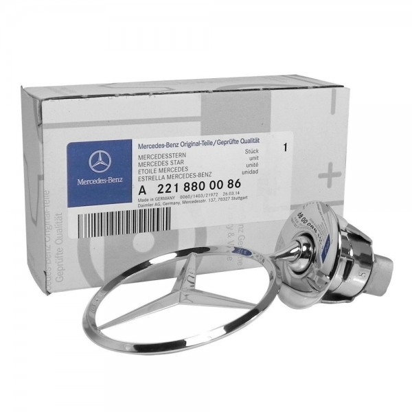 Estrella 'plateada' parrilla delantera ORIGINAL MERCEDES-BENZ, A2218800086 A2228101200