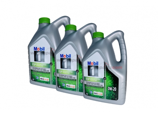 Pack 15 Litros MOBIL ESP Advanced Fuel Economy 0W20, 153685