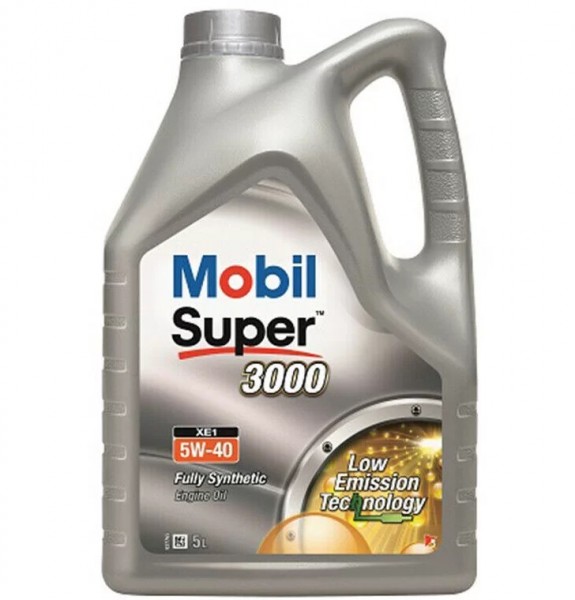 MOBIL SUPER 3000 XE1 5W-40 5 litros, 153905