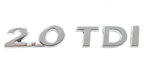 Rotulo '2.0 TDI' maletero ORIGINAL VOLKSWAGEN, 3G0853675A2ZZ