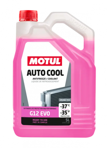 Motul AUTOCOOL G12 EVO -37ºC, 5 litros 112648