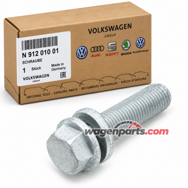 Tornillo hexagonal (combinado) cojinete soporte M14X1,5X50 ORIGINAL SEAT AUDI SKODA VW, N91201001
