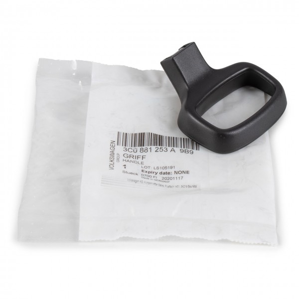 Asa p.regl.longitud.asiento negro satinado ORIGINAL AUDI SEAT SKODA VW,3C0881253A9B9