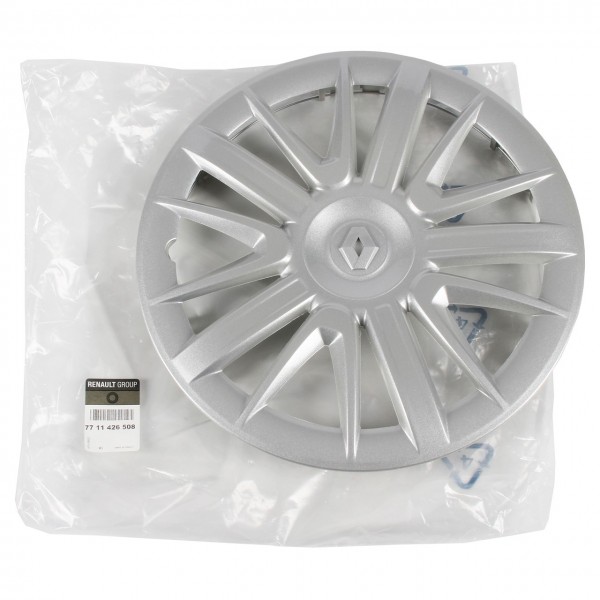 Tapacubos (1 ud) llanta 15 pulgadas ORIGINAL RENAULT, 7711426508