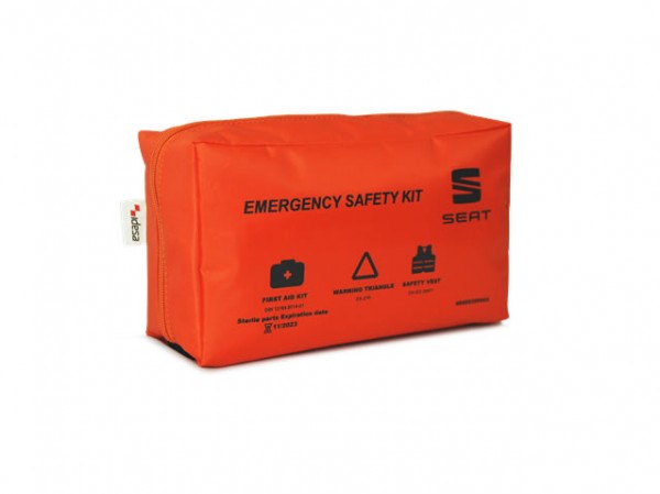 Set de seguridad (Chaleco, Triangulo pegable, Botiquín) ORIGINAL SEAT 000093990AS