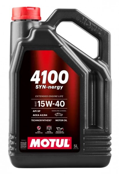 MOTUL 4100 SYN-NERGY 15W-40 113158, 5 Litros