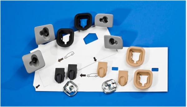 Kit de montaje de la red de carga vertical ORIGINAL OPEL VECTRA 93181253