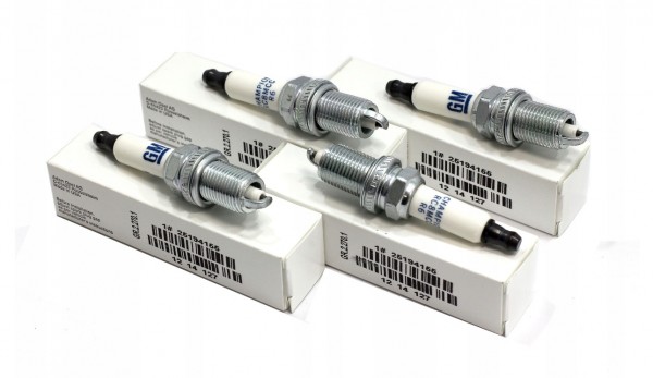 Juego 4 Bujías encendido ORIGINAL GM OPEL, 25194155