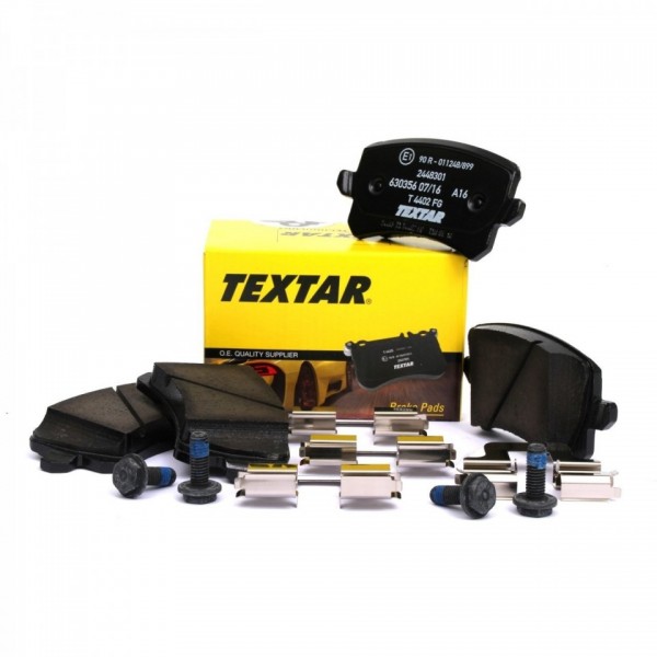 Juego 4 pastillas Freno trasero Textar compatible Audi/Seat/VW, 3AA698451A 2448301