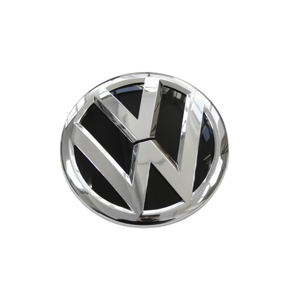 Emblema VOLKSWAGEN Portón trasero negro/cromado brillante ORIGINAL 7E0853630D DPJ