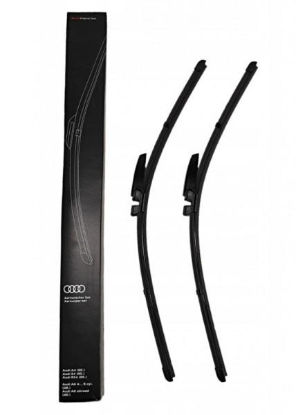 Juego Escobillas limpiaparabrisas delanteras ORIGINAL AUDI A4 (8E), A6 (C5), RS4 4B0998002