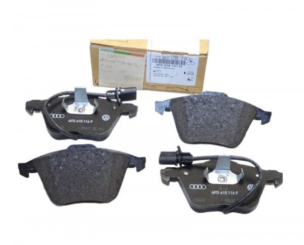 Juego de (4 udes) pastillas de freno Q+ ORIGINAL AUDI 4F0698151Q