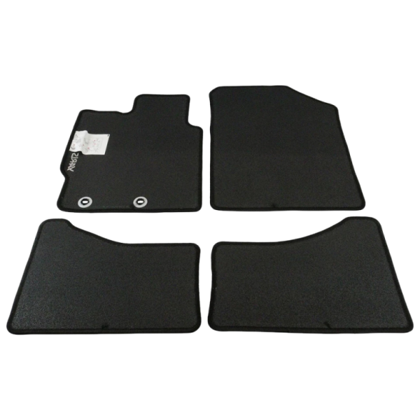 Juego (4 udes) Alfombrillas textiles negras ORIGINAL TOYOTA Yaris,PZ410B035DBA