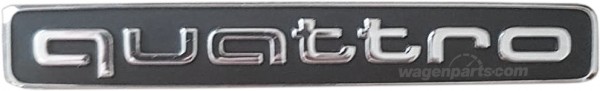 Emblema cromo 'Quattro' ORIGINAL AUDI A4/S4/Avant/ 2016-, 8W08537362ZZ