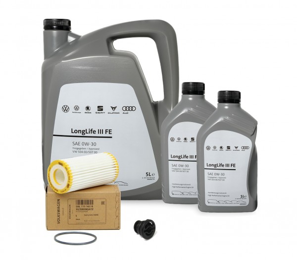 Pack 7 Litros ''0W30 LONGLIFE III FE'' + Filtro de Aceite 06L115562B ORIGINAL Grupo VOLKSWAGEN