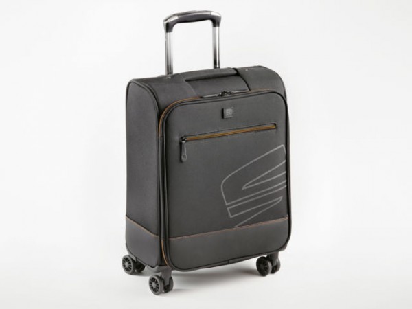 Maleta con ruedas color antracita & naranja ORIGINAL SEAT 6H1087301GAE