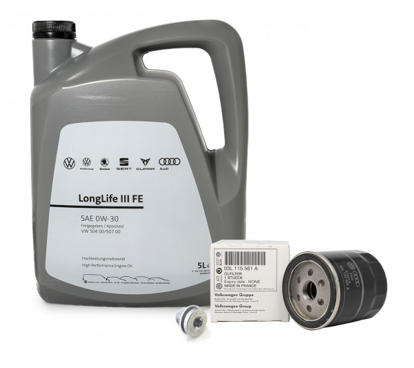 Pack 5 Litros ''0W30 LONGLIFE III FE'' + Filtro Aceite 03L115561A ORIGINAL Grupo VOLKSWAGEN
