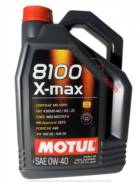 Motul 8100 X-MAX 0W40 5L 104533