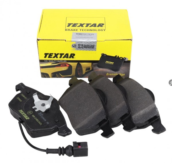 Juego pastillas Freno Q+ TEXTAR apto para SEAT SKODA VW AUDI, 23392