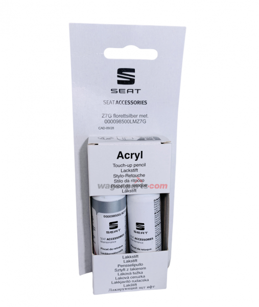 Pincel de retoque BICAPA (Urban Silver) ORIGINAL SEAT Tarraco 000098500LMZ7G