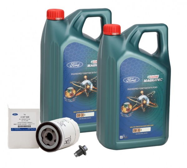 Pack 10L Castrol Magnatec 0W30 D + Filtro Aceite 2007929 FORD Tourneo Transit Custom 2.0 EcoBlue