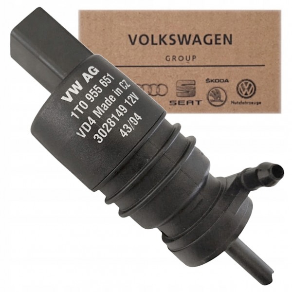 Bomba de sistema lavacristales ORIGINAL SEAT AUDI SKODA VOLKSWAGEN 1T0955651