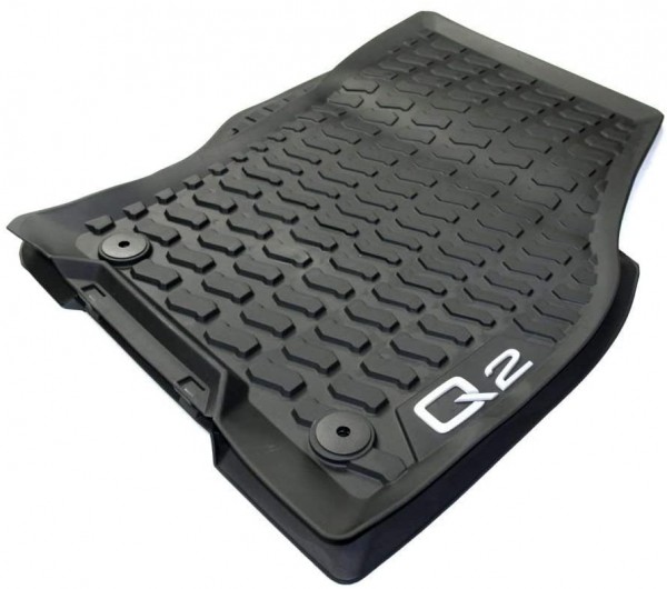 Juego Alfombras delanteras Goma ORIGINAL AUDI Q2, 81B061501041