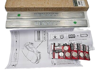 Umbrales (2 udes) puertas delanteras iluminados ORIGINAL RENAULT Captur, Clio, 8201468749