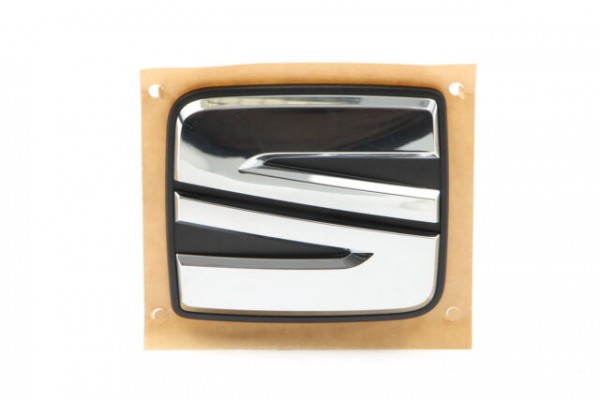 Emblema portón negro satinado & brillo cromo ORIGINAL SEAT Mii 1SL853630AIDJ