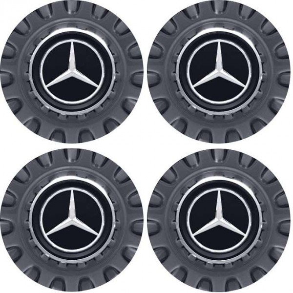 Centro (4 udes) Tapacubos Gris titanio mate ORIGINAL MERCEDES BENZ / AMG, A00040048007756