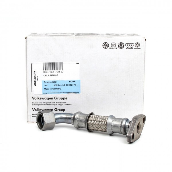 Manguera de aceite turbo retorno 1.4-2.0TDI ORIGINAL AUDI VW SEAT SKODA 038145736C