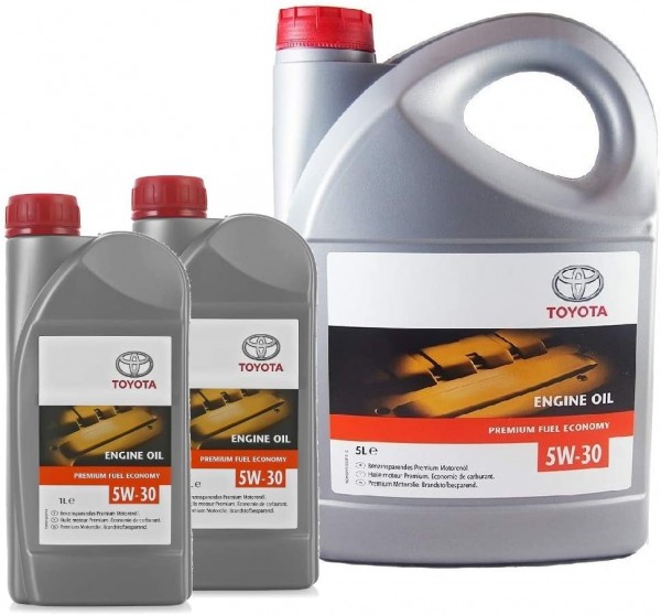 Pack 7 Litros Aceite de motor 5W30 PFE sintético 'Acea C2' ORIGINAL TOYOTA 08880-833889