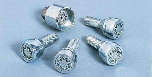 Juego (5 udes) Tornillos de seguridad con Llave especial antirrobo ORIGINAL OPEL ADAM 09162914