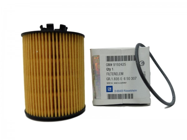 Filtro de Aceite ORIGINAL OPEL Agila, Corsa D, Meriva, Astra, 9192425