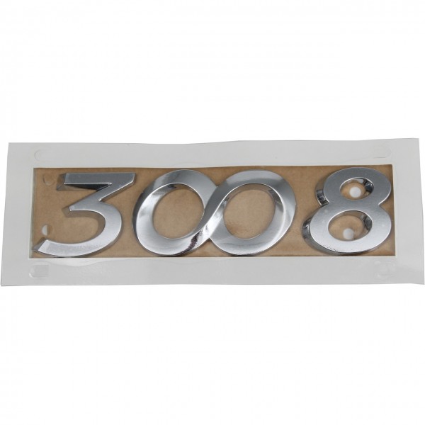 Emblema logotipo '3008' ORIGINAL PEUGEOT (3008), 866671
