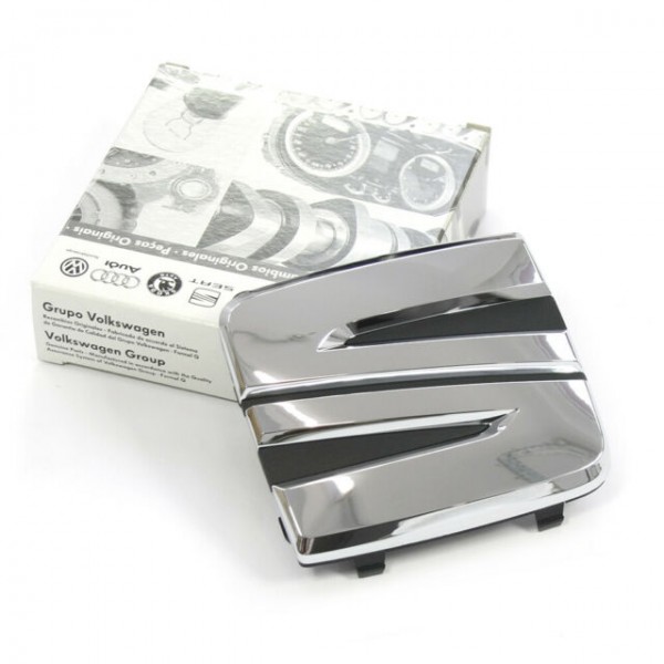 Emblema logo cromo frontal Asiento letrero rejilla ORIGINAL SEAT Alhambra 7N5853679A739