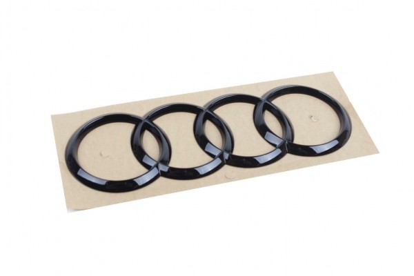 Emblema logotipo 'AUDI' negro-brillante ORIGINAL AUDI Q3/RS3 sportback, 8V5853742T94