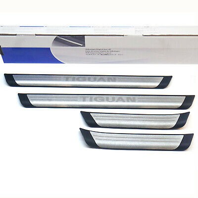 Juego (4 udes) Umbrales puerta acero inoxidable ORIGINAL VW Tiguan 5N0071303