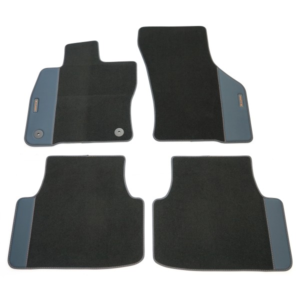 Juego (4 udes) Alfombrillas Polipiel Petrol Blue ORIGINAL CUPRA Formentor, 5FG863011ELOE