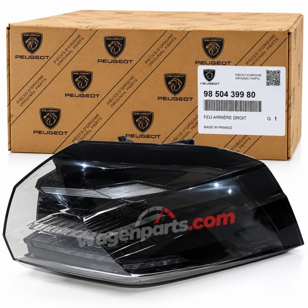 Piloto trasero derecho ORIGINAL PEUGEOT 2008 II (P24E),9850439980