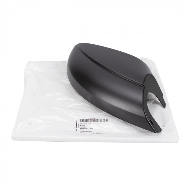 Tapa retrovisor inferior 'izquierda' ORIGINAL negro satinado VW T5 / T6 / Amarok 7E1857603B9B9