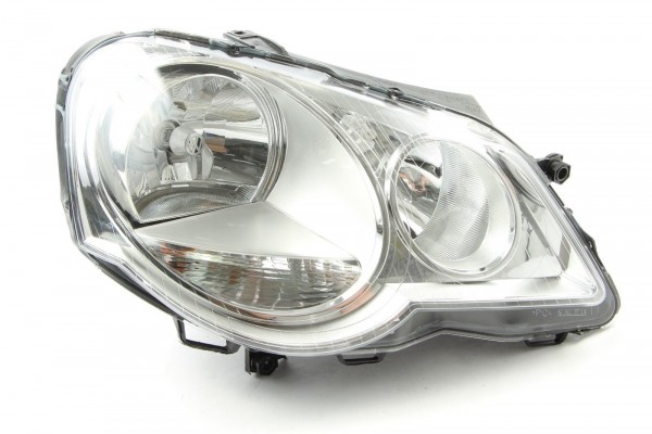 Faro delantero doble Halógeno ORIGINAL lado Derecho VW Polo 9N 9N3, 6Q1941008AT