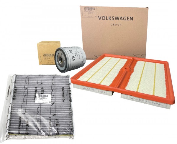 Juego de 3 filtros ORIGINAL VW SEAT Polo (AW1, BZ1) Arona Ibiza 5 1.0 TSI/TGI 95/115 CV