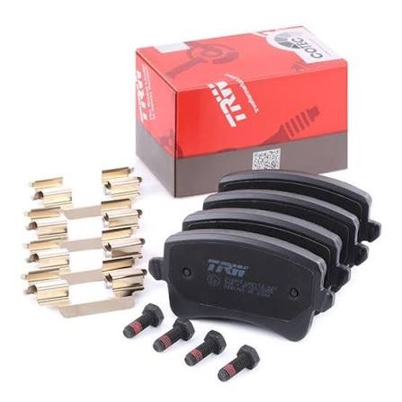 Juego de Pastillas de Freno COTEC eje trasera TRW GDB1765 compatible a AUDI, 8K0698451C