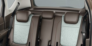 Reposacabezas para asiento trasero de tela en color cacao ORIGINAL OPEL MERIVA 13353338