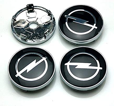 4x Embellecedor de Llanta negro Original OPEL ADAM 13395741