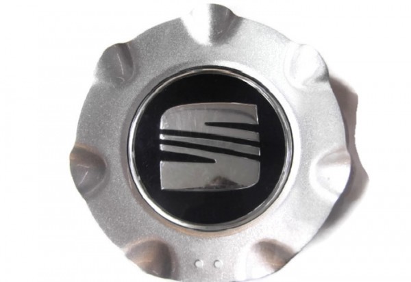 Tapa (1 ud) centro Tapacubos Buje llantas 'cromo-metalizados' ORIGINAL SEAT, 1M0601149A23D