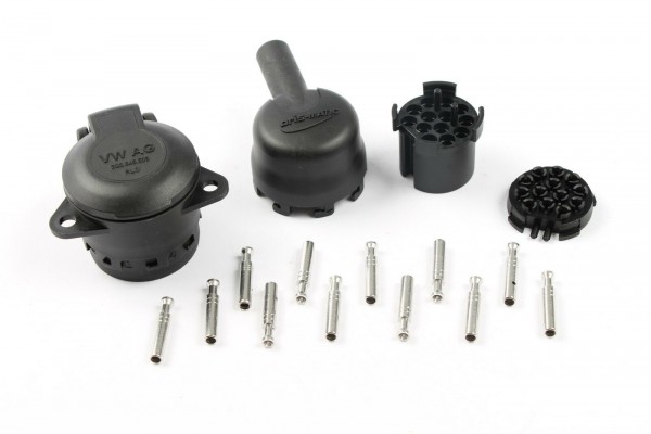 Carcasa zócalo Remolque operación 13 pines ORIGINAL SKODA AUDI VW 3Q0945505