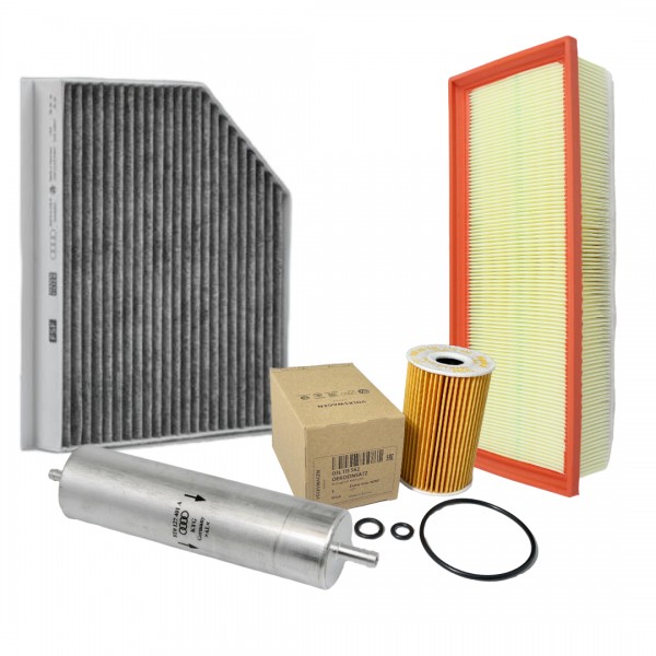 Pack 4 Filtros ORIGINAL AUDI 4 (8K) A5 (8T 8F) Q5 (8R) 2.0TDI