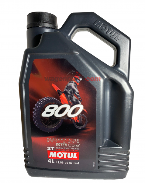 MOTUL 800 2T FL OFF ROAD Lubricante para Motores 2 Tiempos 104039, 4 Litros